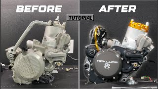 Making my 2Stroke Engine Look Factory  The EASY Way [upl. by Rosemonde]