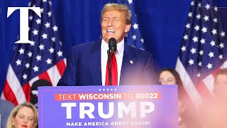 LIVE Donald Trump hosts MAGA rally in Wisconsin [upl. by Rosdniw]