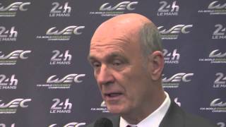 Interview Dr Ullrich Audi at the ACO press conference in Paris [upl. by Asiar377]