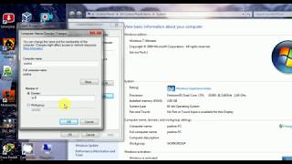 HOW TO CHANGE COMPUTER NAMEJOIN INTO DOMAIN using network id [upl. by Arde827]