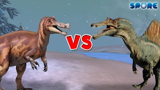 Spinosaurus vs Irritator  Dino Deathmatch S1E4  SPORE [upl. by Sigismond754]