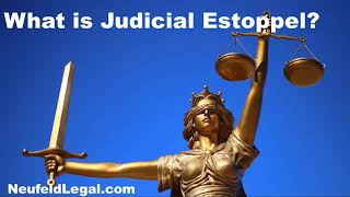 What is Judicial Estoppel legal defense terminology [upl. by Sharai152]