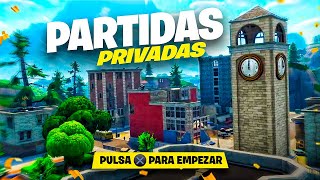 ¡PARTIDAS PRIVADAS en PISOS PICADOS de FORTNITE CAPITULO 3 [upl. by Fransis]