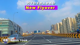 New Flyover Kothaguda  4k Drive Tour in Hyderabad [upl. by Hilary973]