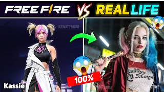 Free Fire Characters In Real Life  Free Fire Real Character  Free Fire Real Life  FF Characters [upl. by Ynohtona]