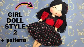 Making this beautiful doll at home 🥰❤️  diy doll  making doll for toy [upl. by Inafit]