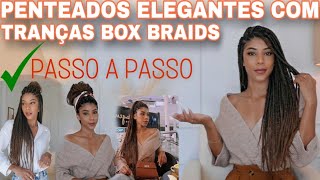 12 PENTEADOS FÁCEIS PARA TWISTS E TRANÇAS BOX BRAIDS  Carol Soares [upl. by Devonne]