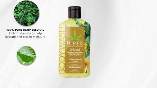 Hempz Original Floral Banana Body Wash [upl. by Ebarta]