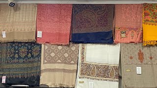 Wholesale shawls best variety only from 50 rs शोल्स स्टोल सीधा लुधियाना फैक्ट्री से 9876606674 [upl. by Adnale647]