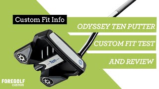 Custom Fit Review Odyssey Ten Putter PutterFitting [upl. by Olegnalehcim]