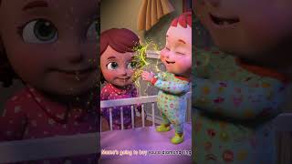 😴 La La Lullaby Hush little baby  Sleep Time Song  Nursery Rhymes shorts kidssongs shortvideo [upl. by Stuart]