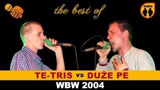 TeTris 🆚 Duże Pe 🎤 WBW 2004 Finał freestyle rap battle Finał [upl. by Darian]