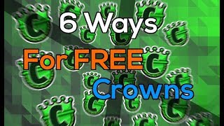 Wizard101 6 Ways to Get Free Crowns NO HACKS [upl. by Stromberg612]