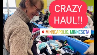 Incredible Thrift Haul from the Minneapolis Minnesota Goodwill Outlet Bins for eBay amp Poshmark [upl. by Arodal457]