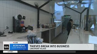 Thieves break into Larchmont Village businesses [upl. by Arad]