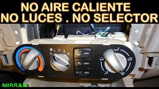 Reparacion de Controles de Aire AC No aire caliente no luces y no selector [upl. by Gayelord323]