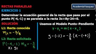 Rectas paralelas Ejercicio 1 [upl. by Oler]