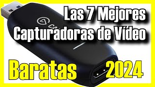 🎮🔥 Las 7 MEJORES Capturadoras de Vídeo Buenas y BARATAS de Amazon 2024✅CalidadPrecio 4k 60 FPS [upl. by Anaiq932]