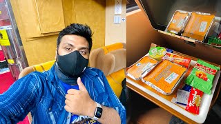 Tejas Express Executive Class ke asli maze khana hi khana  IRCTC Food  Indian Railway [upl. by Adnilreh]