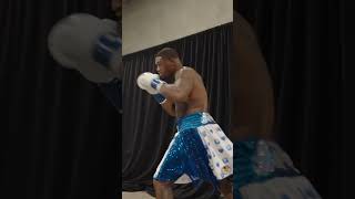 Jared Anderson Hits Mitts With SugarHill Stewart Before Bakole Fight [upl. by Timoteo291]