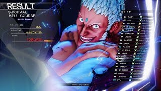 SFV  Street Fighter 5 URIEN Survival Hell extreme mode Clear [upl. by Edroi98]