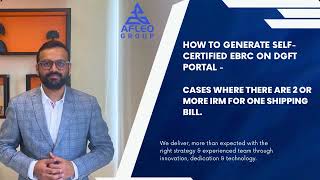 Live EBRC Generation Process on DGFT Portal  Cases Where Payment received in 2 or more Instalments [upl. by Jeffries]