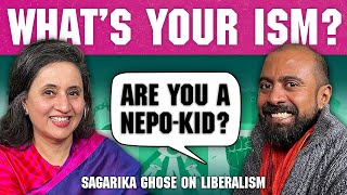 Sagarika Ghose on liberalism BJP media  Whats your ism [upl. by Persis94]