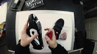 Peloton Shoes Unboxing and Setup [upl. by Sirama]