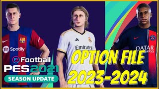 Tuto PES 2021  installation du patch 2324 équipes maillots compétitions [upl. by Jyoti851]