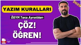 2025 YAZIM KURALLARI quotÇöz Öğrenquot Soru Çözümü 📌 2025 TYT Türkçe Full Tekrar [upl. by Nyrrek]