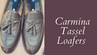 Carmina Tassel Loafers  Timeless Elegance and Unmatched Craftsmanship [upl. by Ecirtel796]