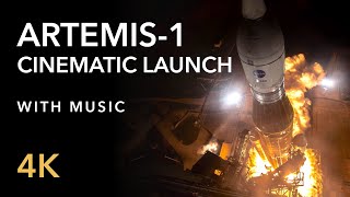 Artemis1 Launch Cinematic 4K with Music [upl. by Nanis101]