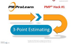 PMP® Hack 1 3Point Estimating [upl. by Dhu]