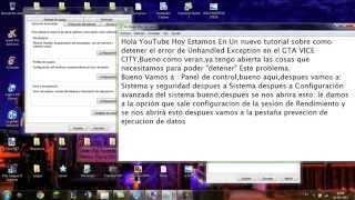 Como Solucionar El Problema de Unhandled Exception En El GTA Vice City [upl. by Greenland647]