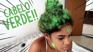 PINTEI O CABELO DA MINHA NAMORADA DE VERDE TROLLAGEM [upl. by Yasmeen549]