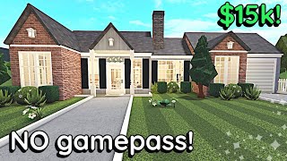 Realistic Bloxburg NO GAME PASS House Build Tutorial Part 1 [upl. by Gibbon]