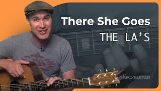 There She Goes by the Las  Rock Guitar Lesson [upl. by Ilzel340]