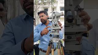 THEODOLITE SURVEY PRECTICAL PART 1 [upl. by Akirdnas]