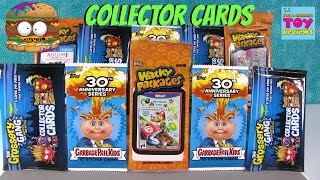 Collector Cards Stickers Palooza Grossery Gang Garbage Pail Kids Wacky Packages  PSToyReviews [upl. by Gass]