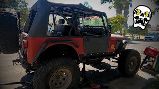 Old School Jeep Build Part 15  4quot Rear Stretch [upl. by Sullecram]