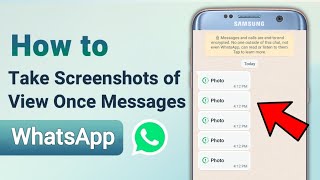 How to Take Screenshot of WhatsApp view Once Mode  how to capture screenshot in whatsapp view once [upl. by Aihsa]