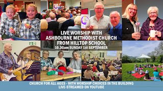 Sunday 1st September 1030am Service live from Hilltop School [upl. by Enaled]