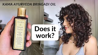 KamaAyurvedaIN Bringadi Intensive Hair Treatment Oil REVIEW  Does it work [upl. by Nwahc]