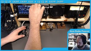 CW QSO with Automatic Decoding 17wpm  TNX EA3PP [upl. by Harobed]