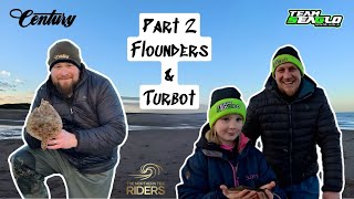 Part 2 Sea Fishing for Winter Flounder amp TURBOT at Druridge bay [upl. by Ttesil]