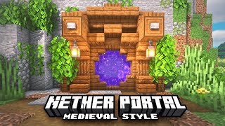 How to build a Nether Portal in Minecraft 117  Nether Portal Design [upl. by Ulick]