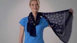 Talbots How to Tie a Scarf 6 Ways [upl. by Ama884]