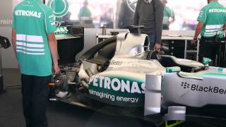 Mercedes F1 national anthem [upl. by Ryun732]