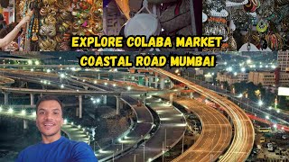 COASTAL ROAD MUMBAI AND COLABA CAUSEWAY SHOPPING [upl. by Yellat38]