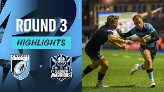 Cardiff Rugby v Glasgow Warriors  Highlights  Round 3  URC 202425 [upl. by Yasmar11]